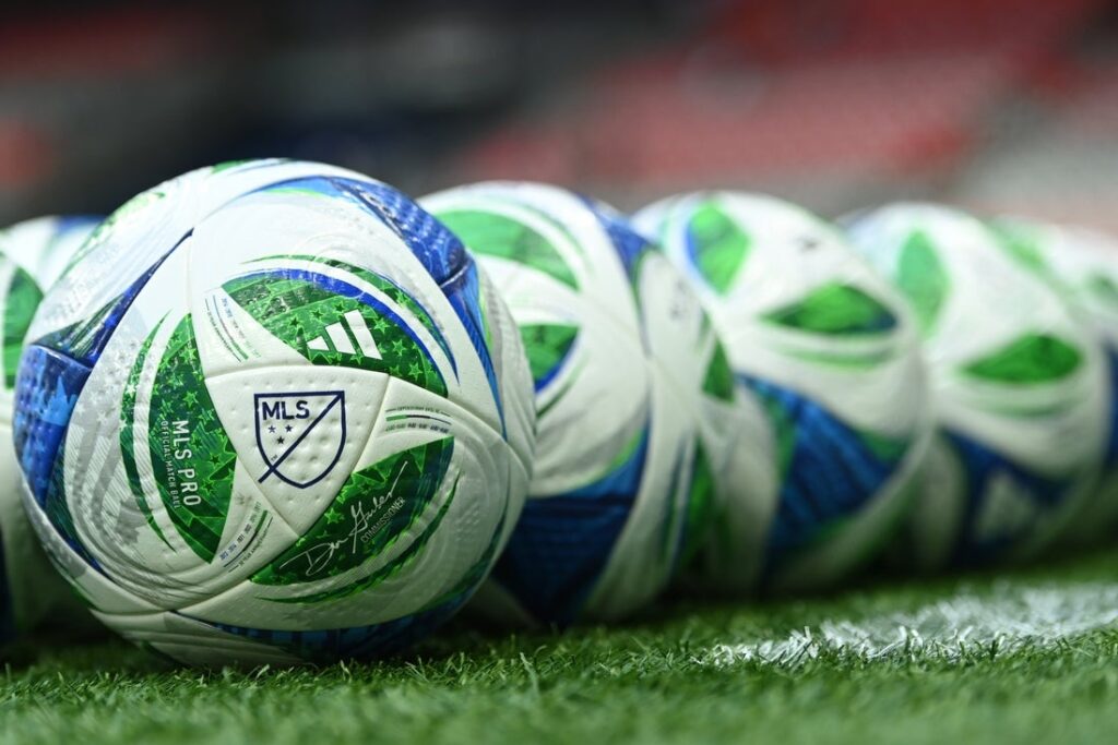mls soccer ball general view