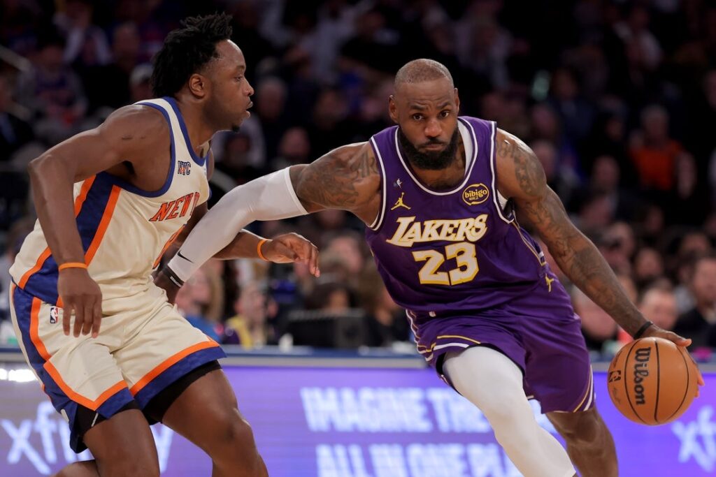 LeBron James Knicks